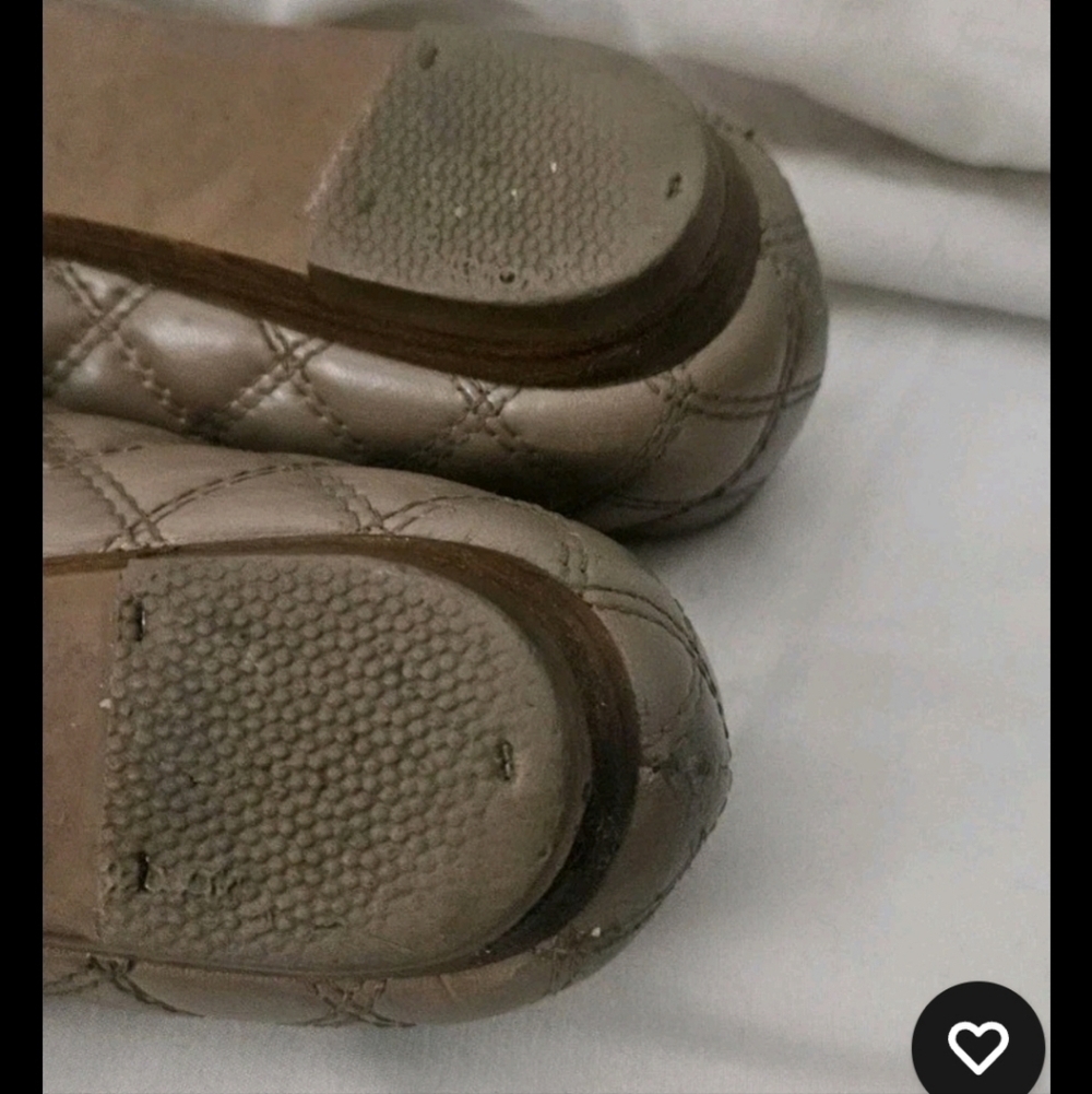 Tory Burch Claremont Tan Quilted/Patent Leather Flats Shoes Women's Size 6M - Picture 6 of 8